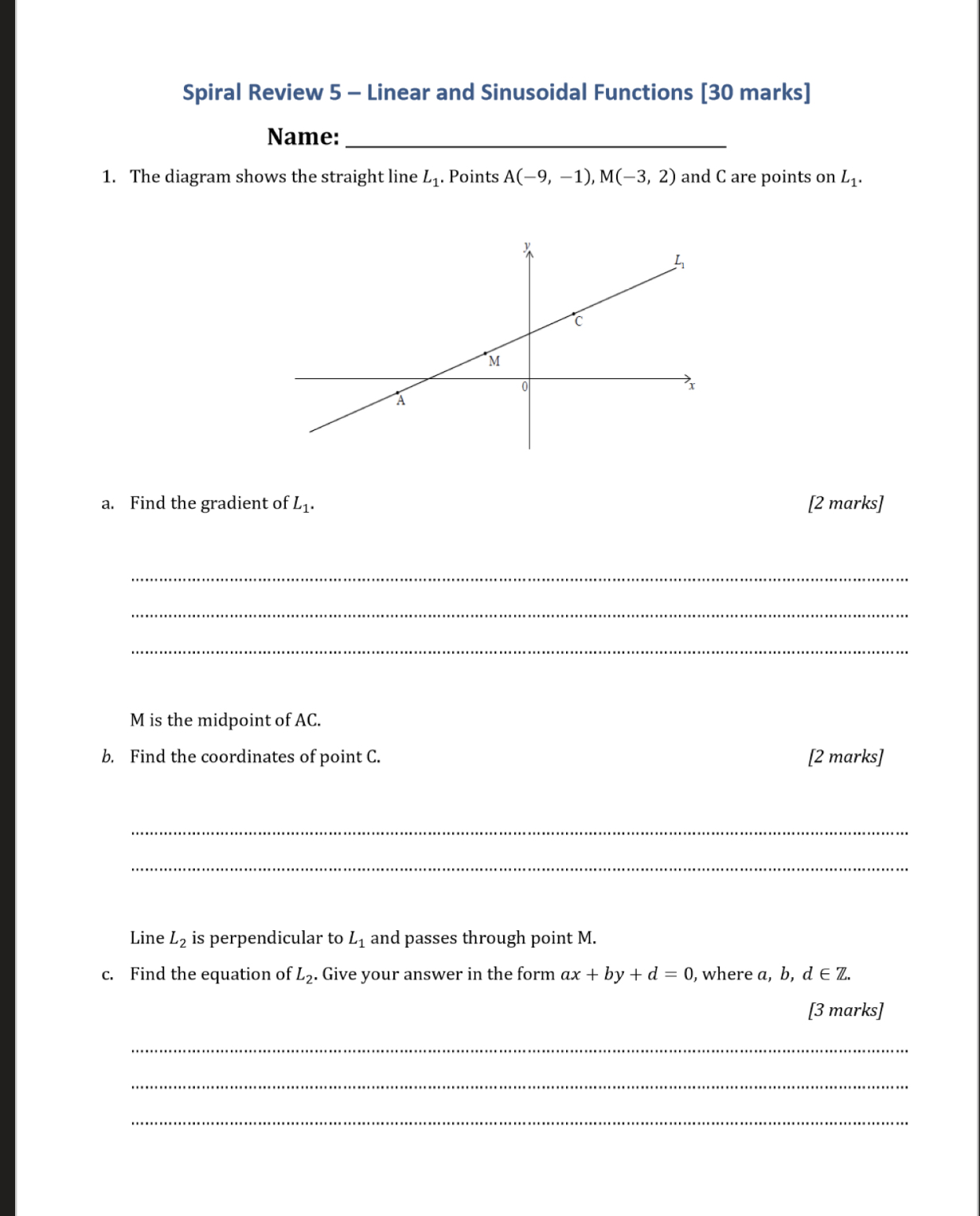 Please answer those math questions and show your