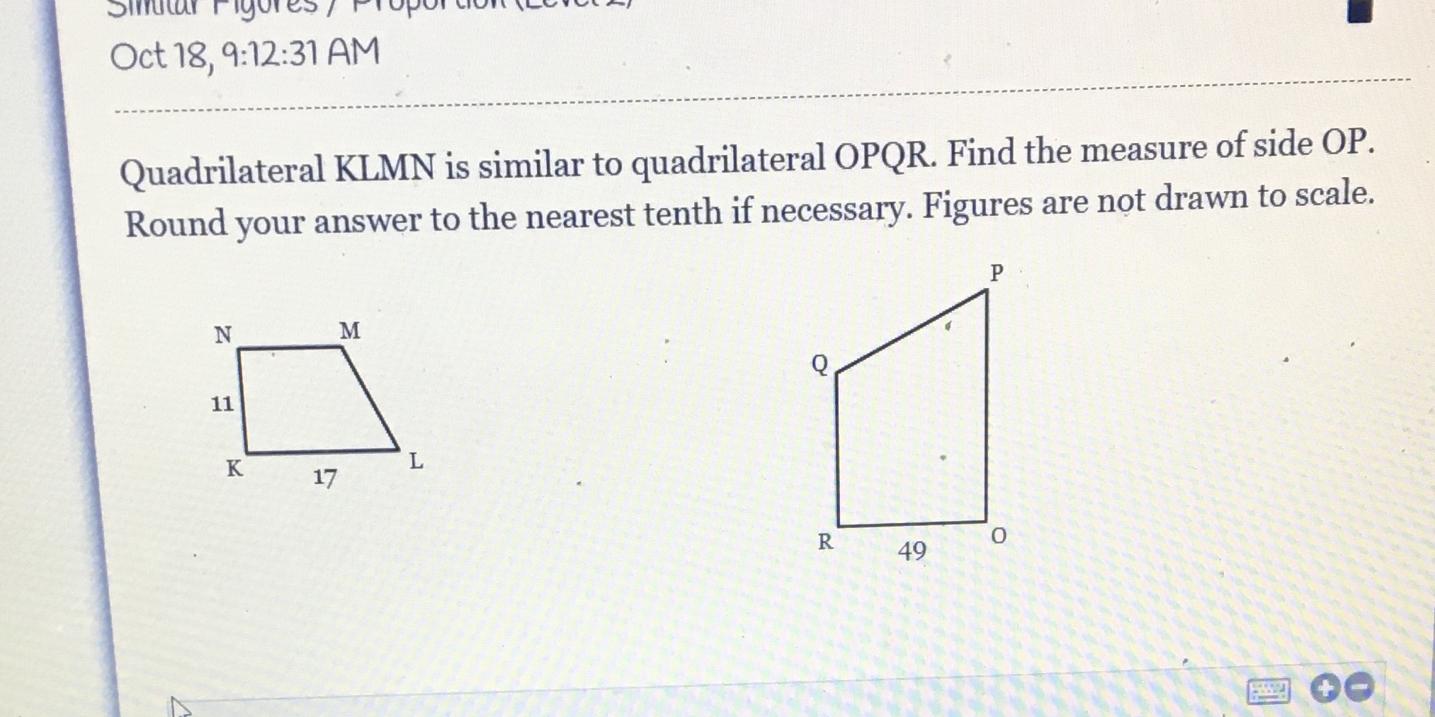 Similar Figures / F Oct 18, 9:12:31 AM