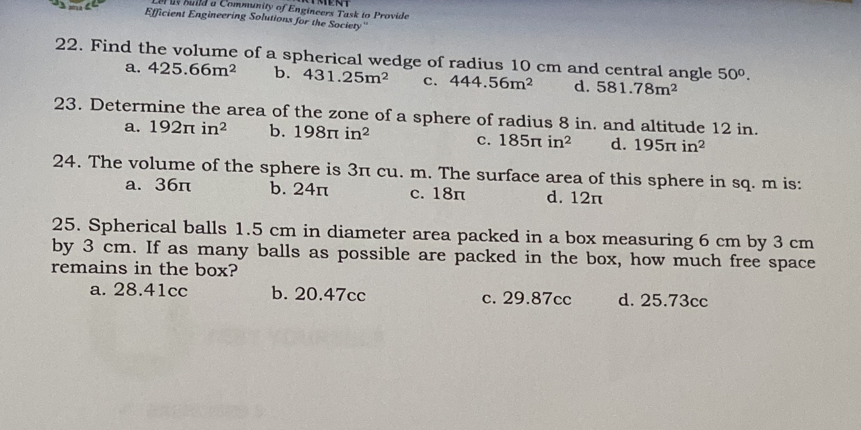 Pg 31. Kindly write the answer on a piece of
