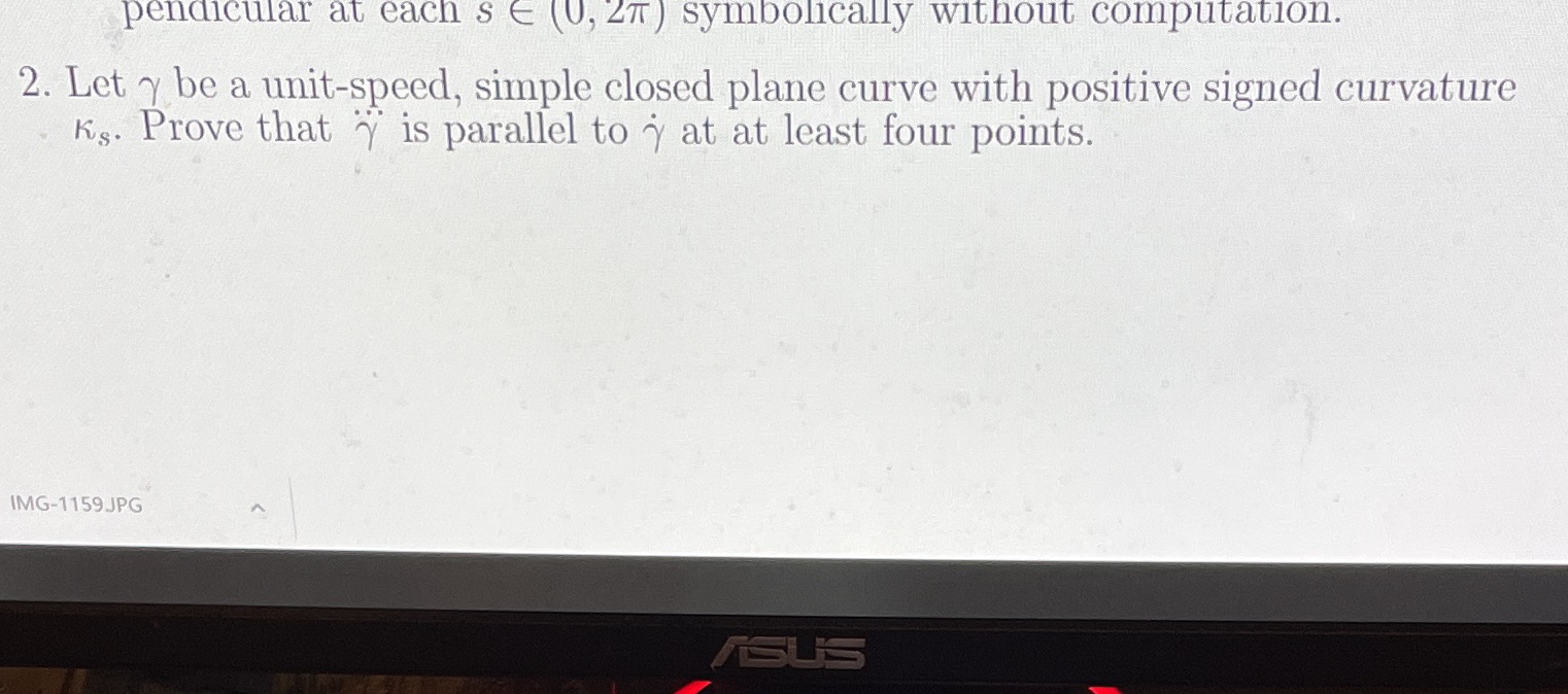 Finish question 2 please pendicular at each s E