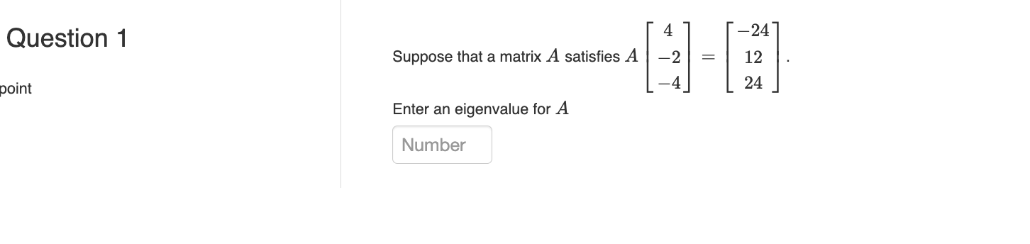 Please answer Question 1 4 '24 Suppose that a