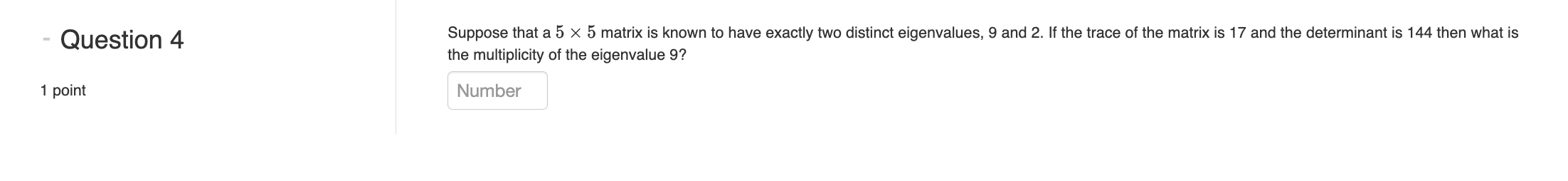 Please answer Question 1 4 '24 Suppose that a