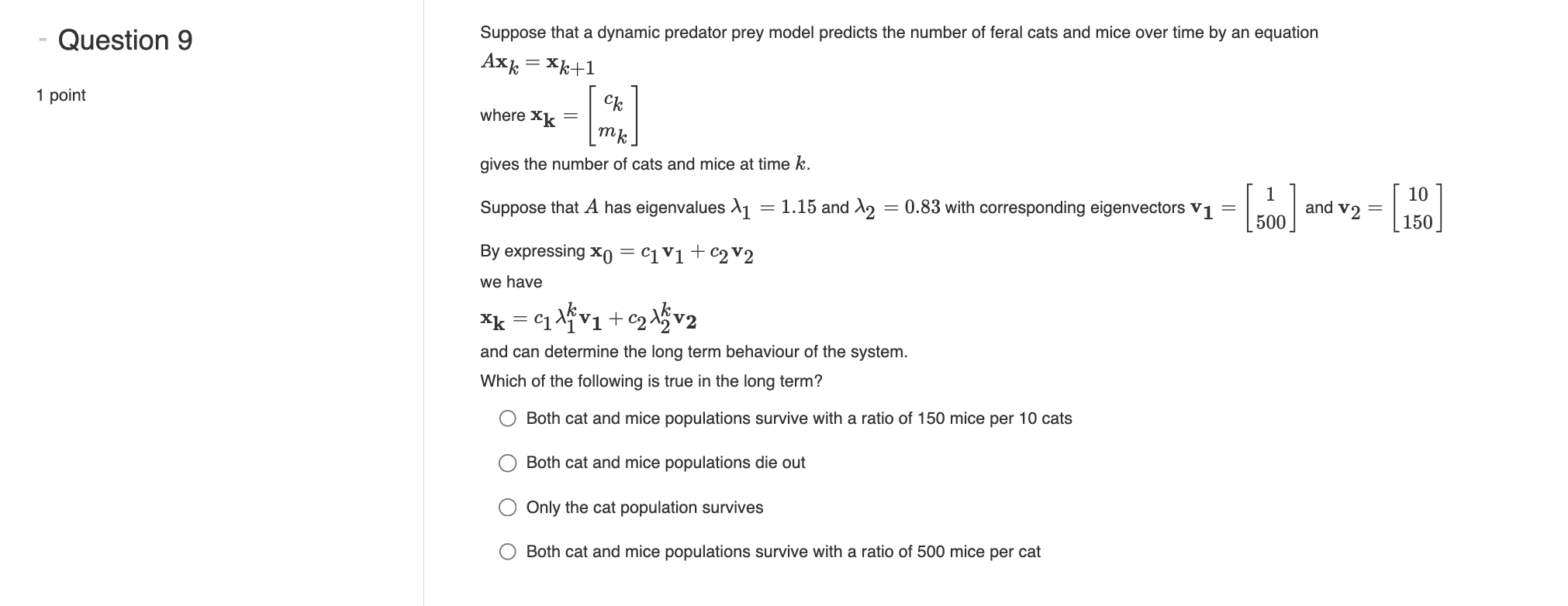 Please answer Question 1 4 '24 Suppose that a