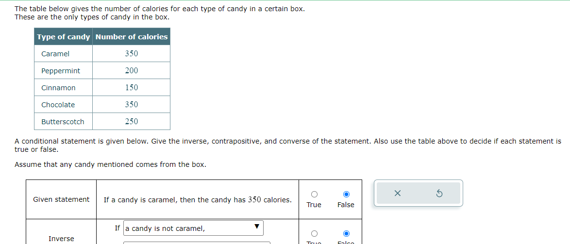 For each sentence, determine whether it's a