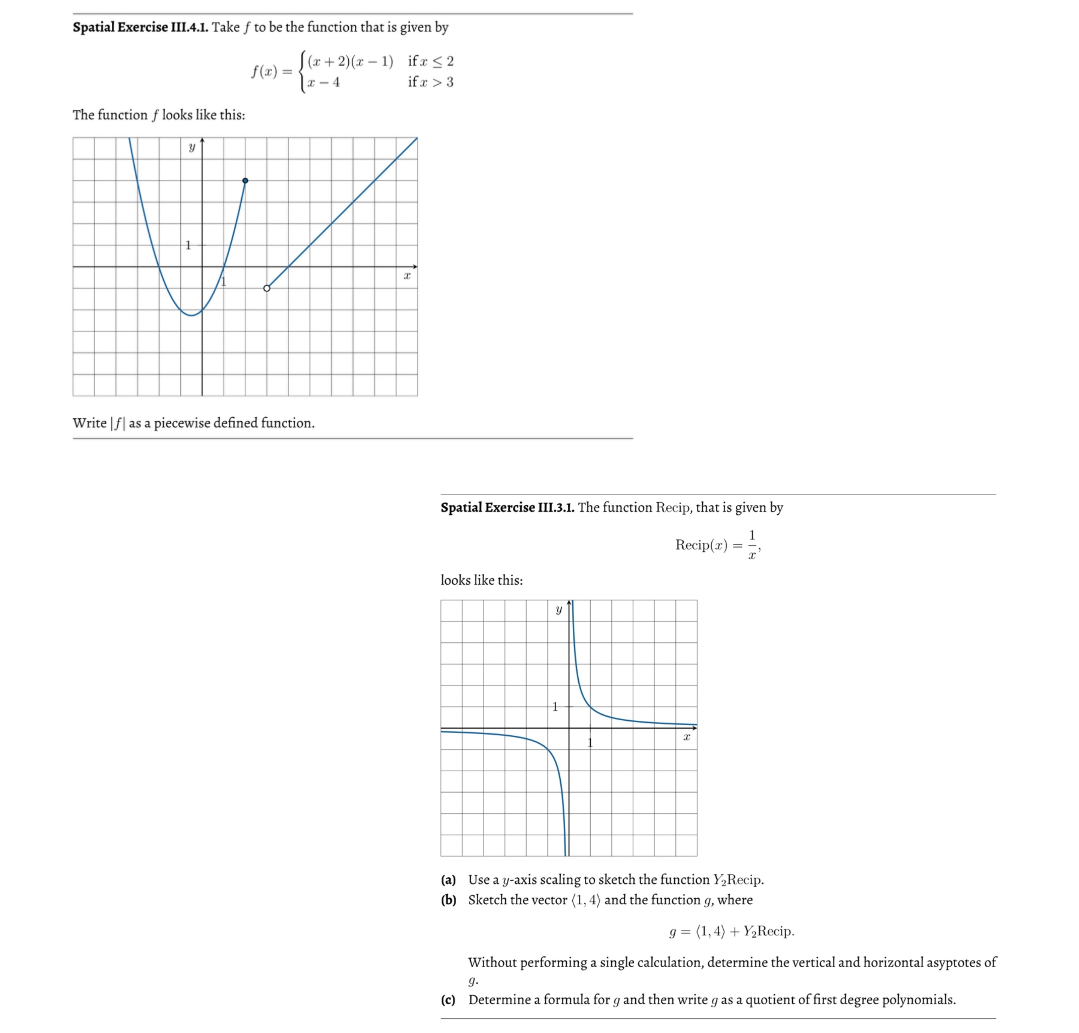 Help please /sketch if needed Spatial Exercise
