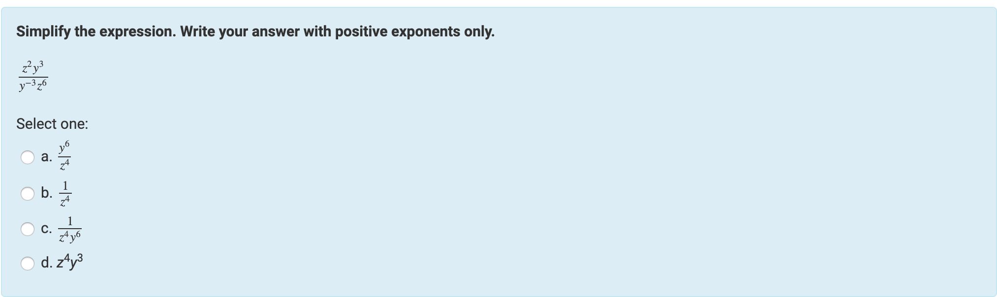 Please help answer question! Simplify the