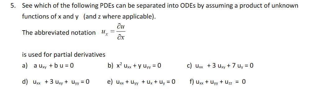 How to solve these problems? 5. See which of the