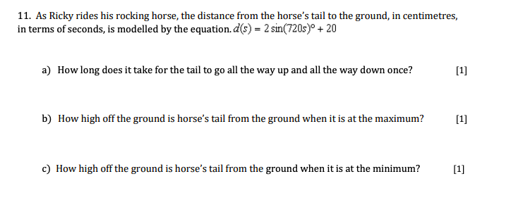 as quick as possible please 11. As Ricky rides