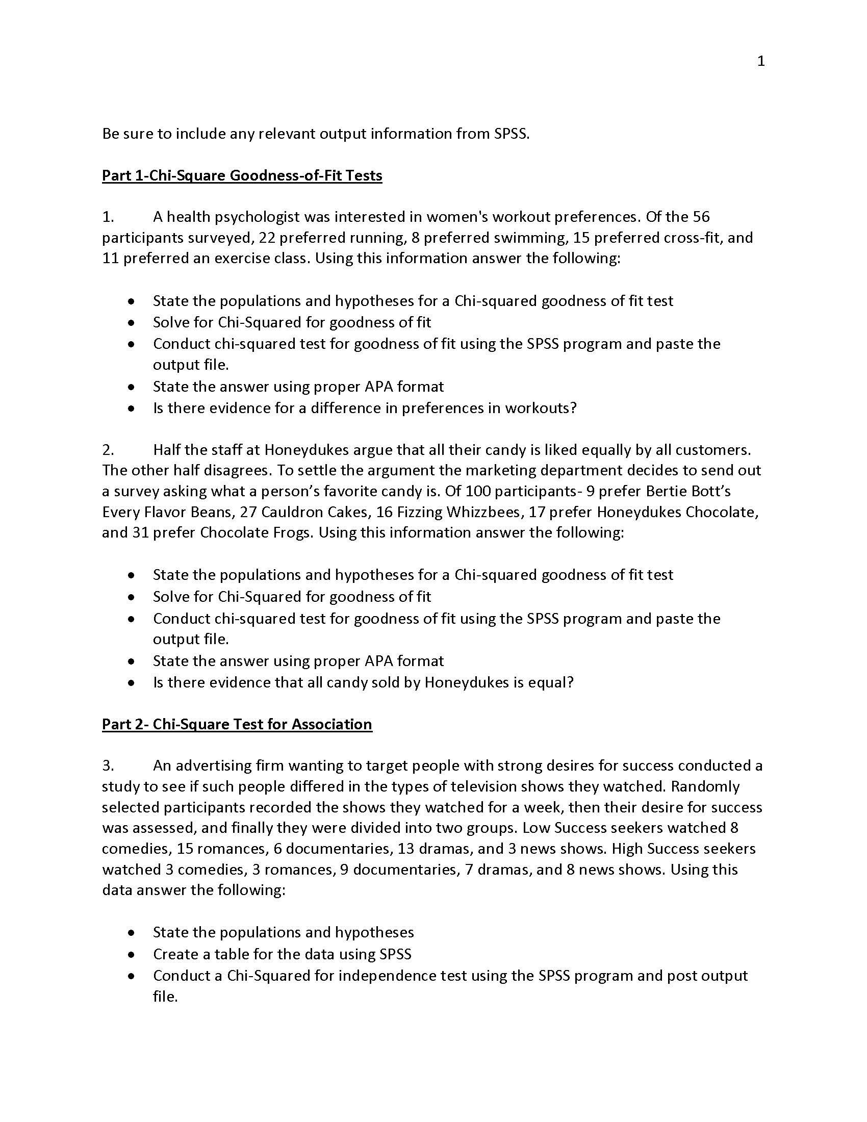 Be sure to include any relevant output