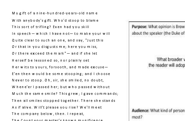 My gift of a nine-hundred-years-old name With