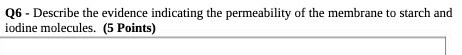 Q6 - Describe the evidence indicating the