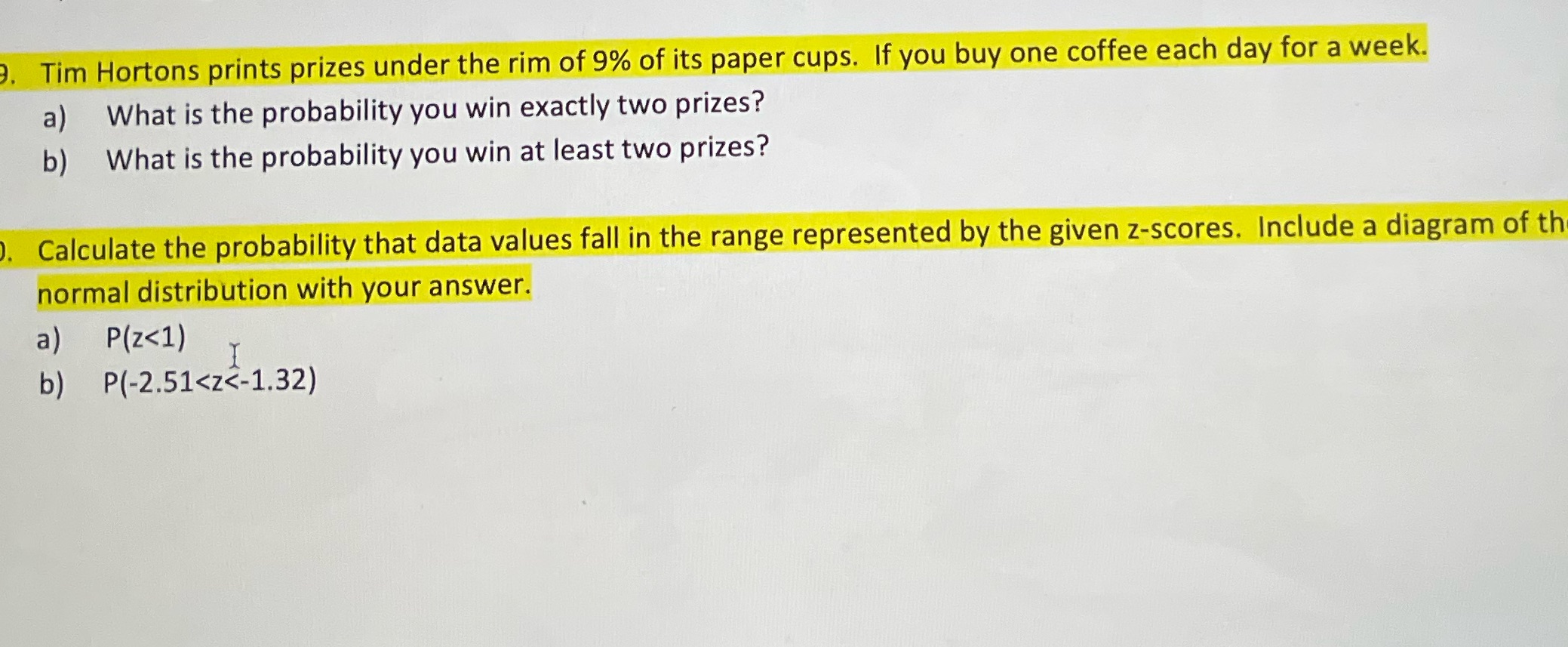 3. Tim Hortons prints prizes under the rim of 9%