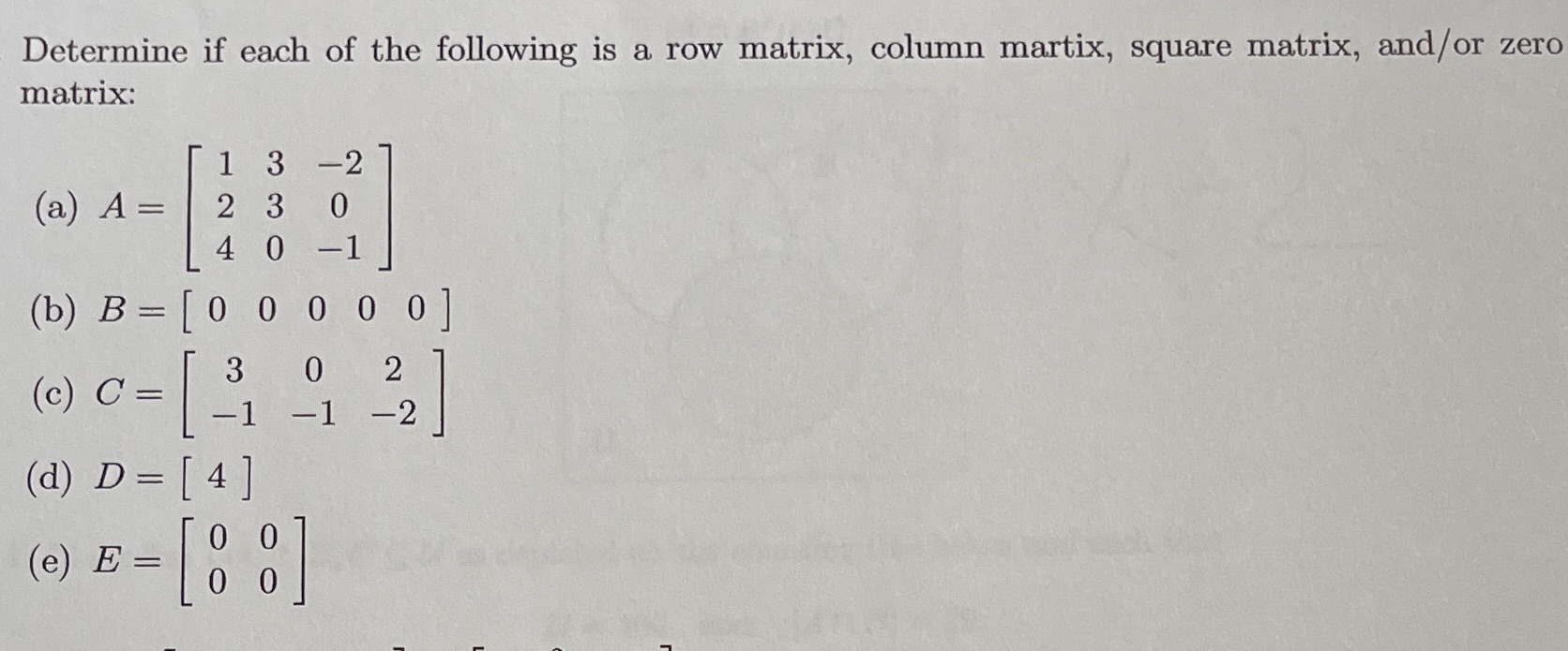 Could you type the answer up please! Determine if