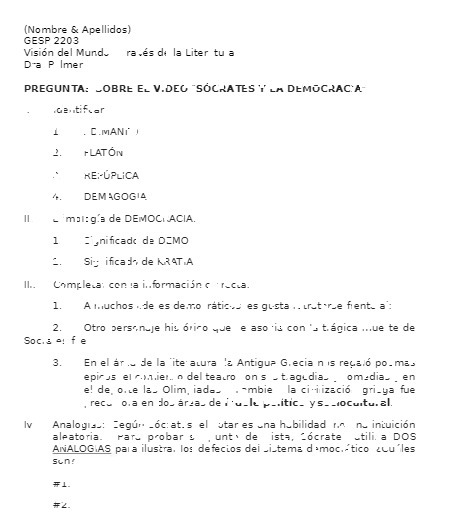 (Nombre & Apellidos) GESP 2203 Vision del Mundo