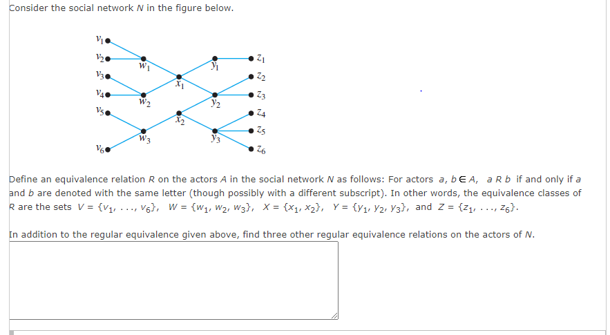 Define an equivalence relation R on the actors A