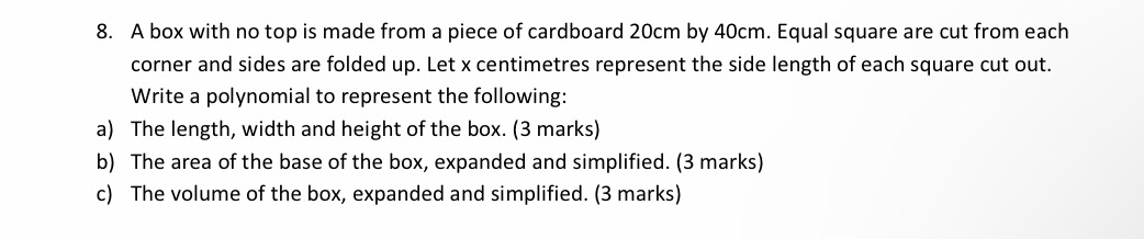 Please provide full working aswell thanks A box