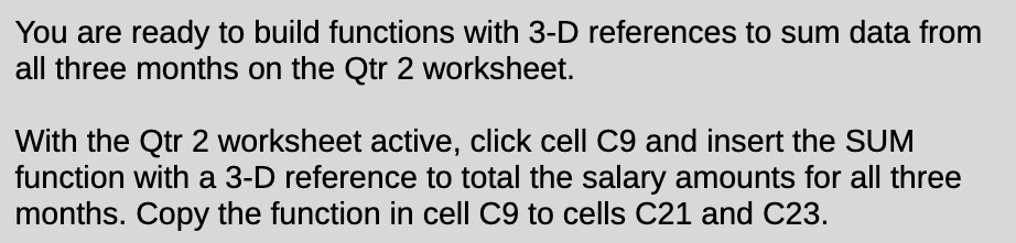 You are ready to build functions with 3-D