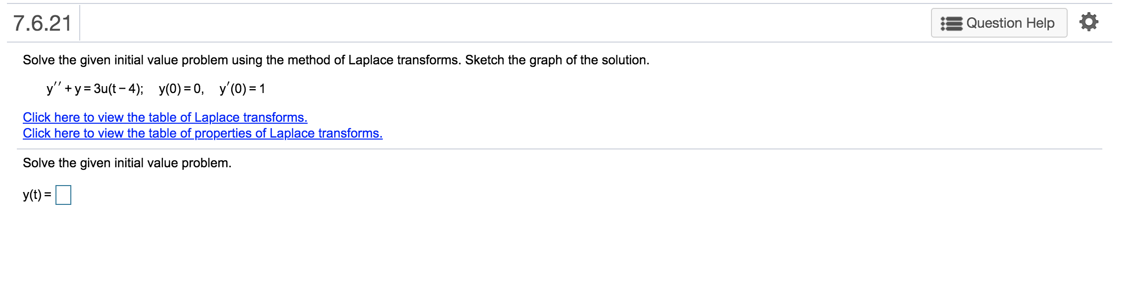 solve this question 7.6.21 7.621 :EQuestion Help