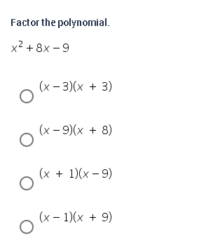 Which of the following equations would have the