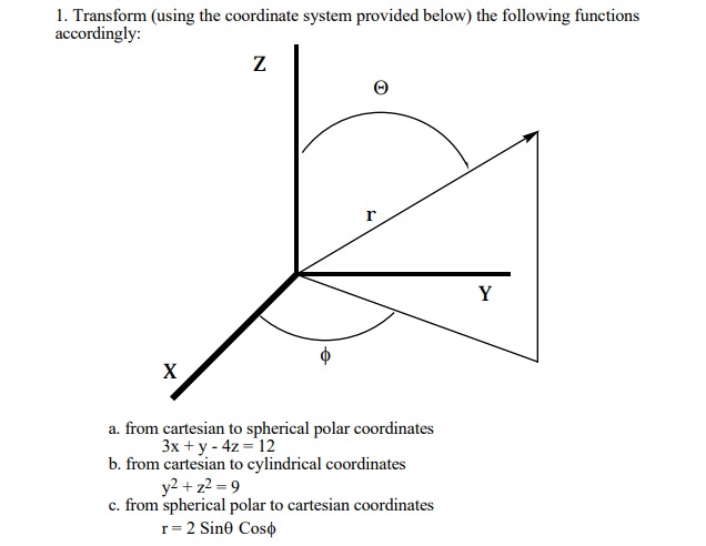 Practice Problems: 1. Transform (using the