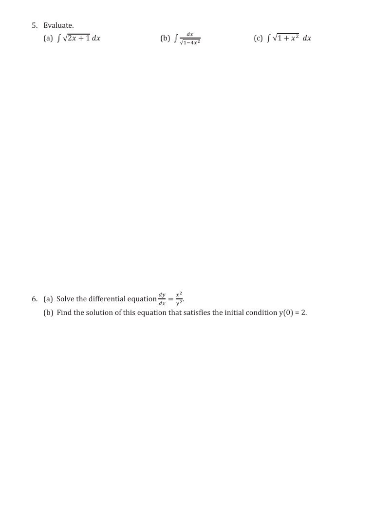 Show all the handwritten work!!! please scan the