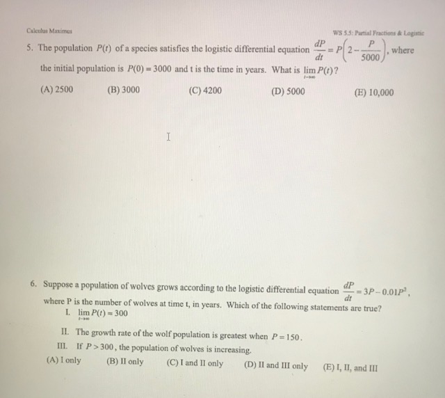 Hello, I need help on these calculus problems.