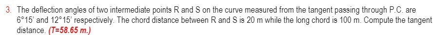 3. The deflection angles of two intermediate