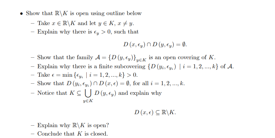 Please help and thank you. 2a. (10pts) Let S C R.