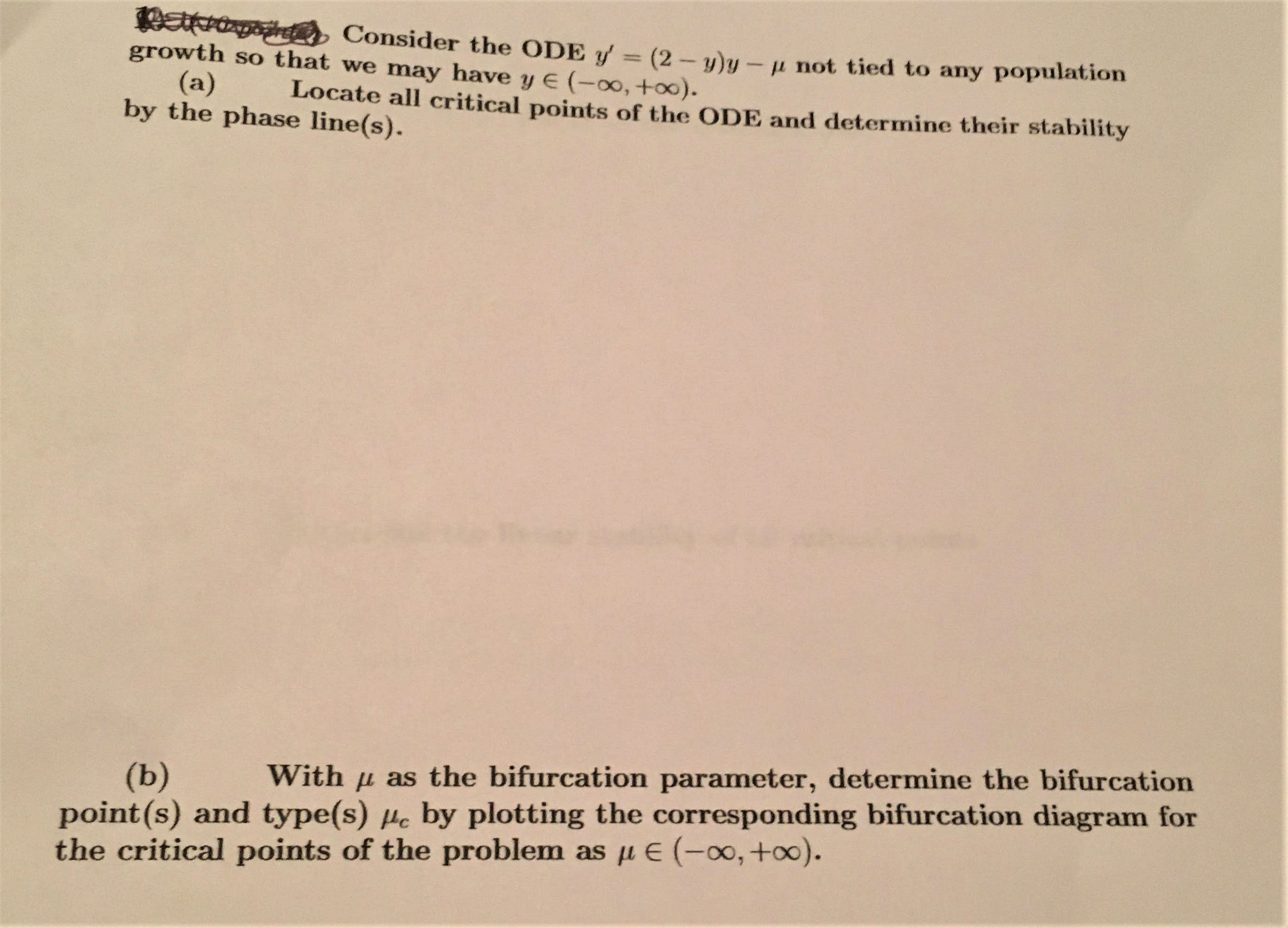 I need help with this ordinary differential