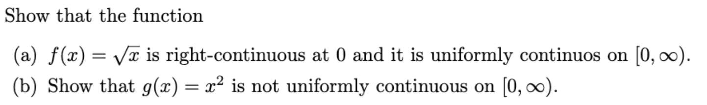 Please help me on this question. Show that the