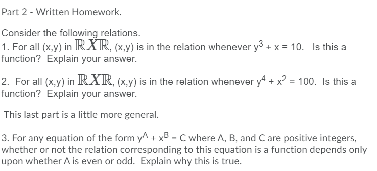 Can you solve 1,2,&3. Please explain: Part 2 -