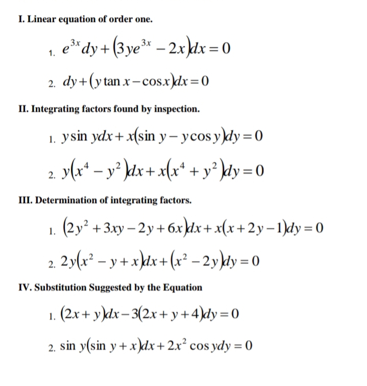 please help me solve the following differential