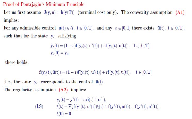 (Pontrjagin's Minimum Principle, Part II).