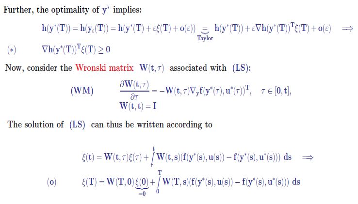 (Pontrjagin's Minimum Principle, Part II).