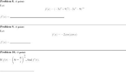 Problem &. if point Problem 9, il point Let