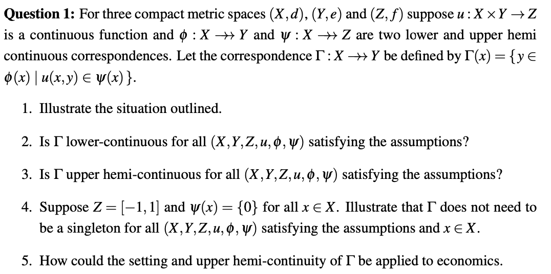 Please state any theorems you are using. Question