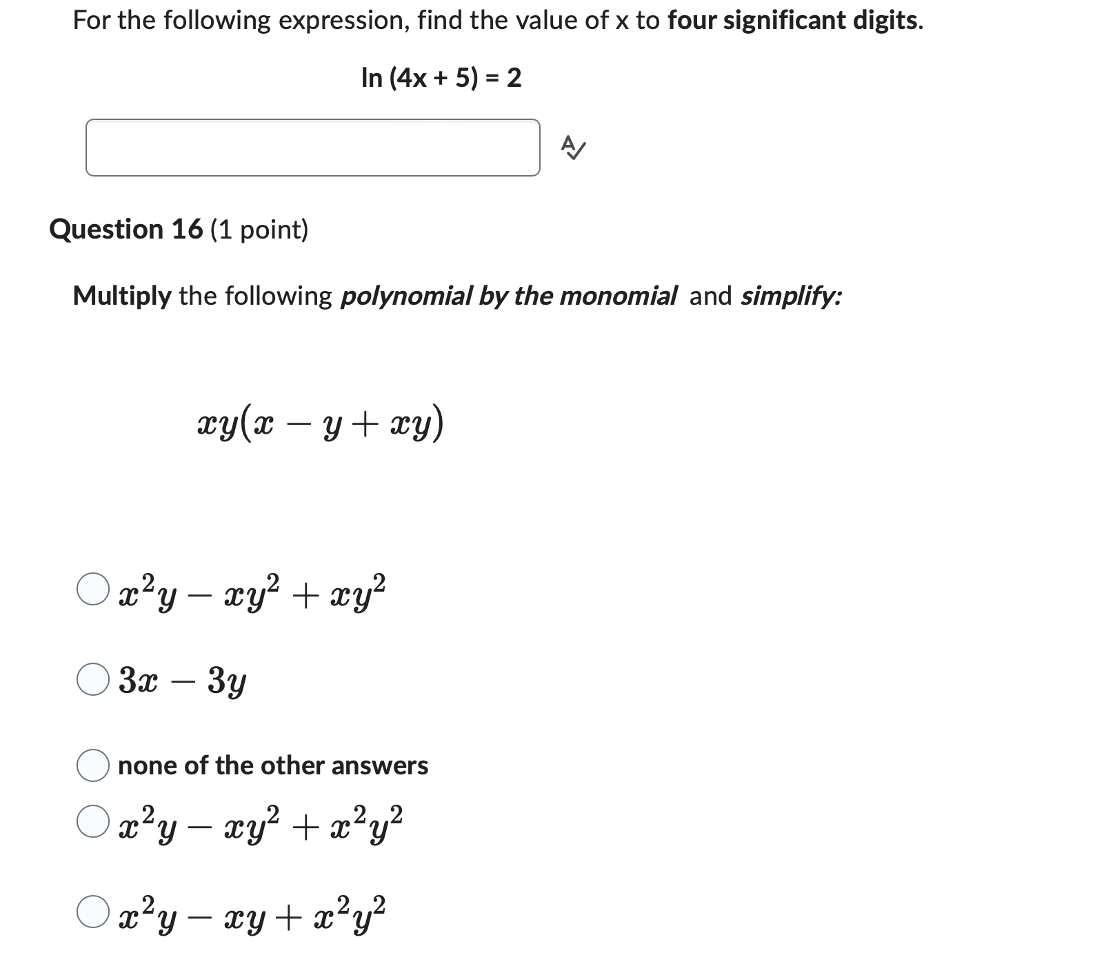 Question 18 Amount = Rate x Base A = PB A