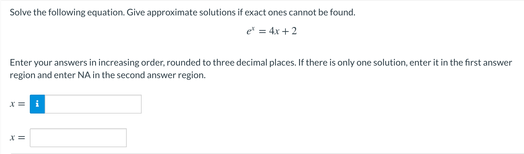 Please show all work. Thank You! Solve the