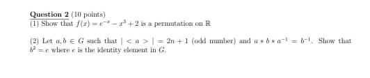 Please solve ..Thank you Question 2 (10 points)