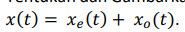 A signal has the following equation: x(t