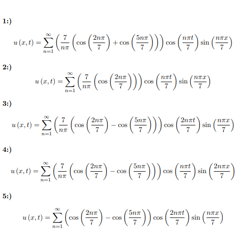 A rope with a coefficient a = 2 m / s length L =