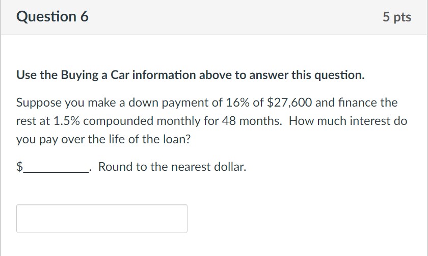 Simple Interest Because simple interest is used