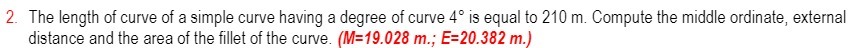 2. The length of curve of a simple curve having a