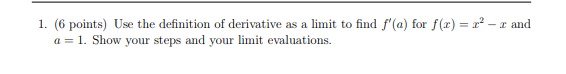 Work on the following; 7. (12 points) (a) Find /