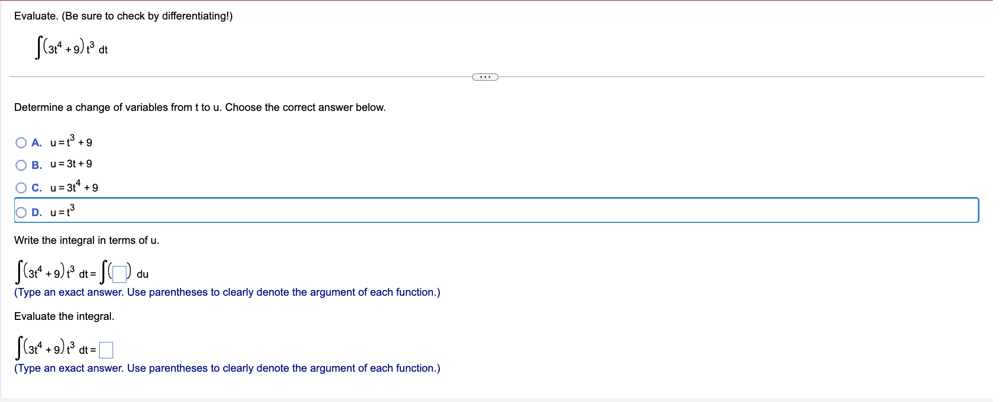 Find the area between the curve and the x-axis