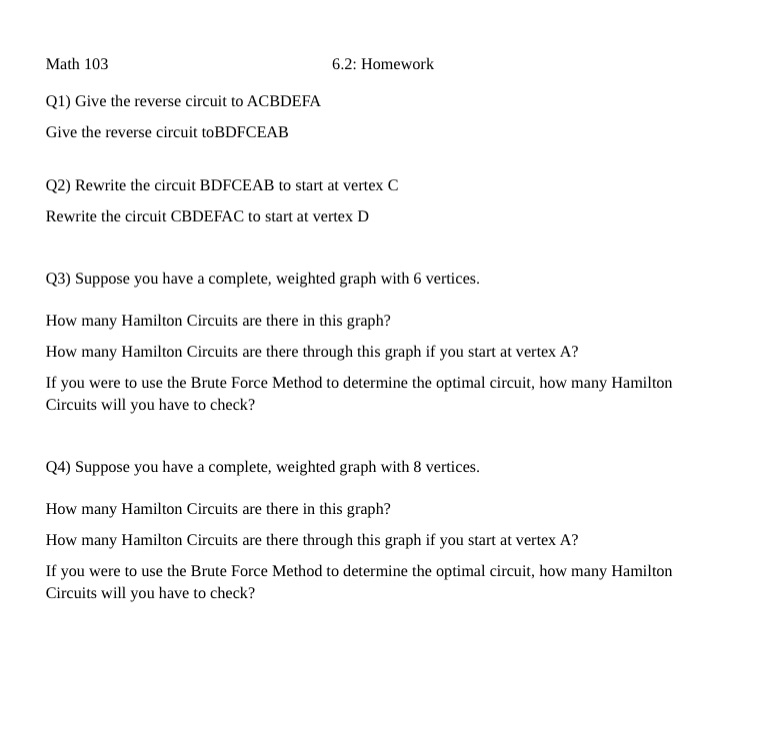 Math 1133 6.2: Homework Q1] Give the reverse