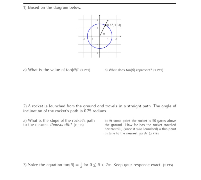 1) Based on the diagram below, a) What is the