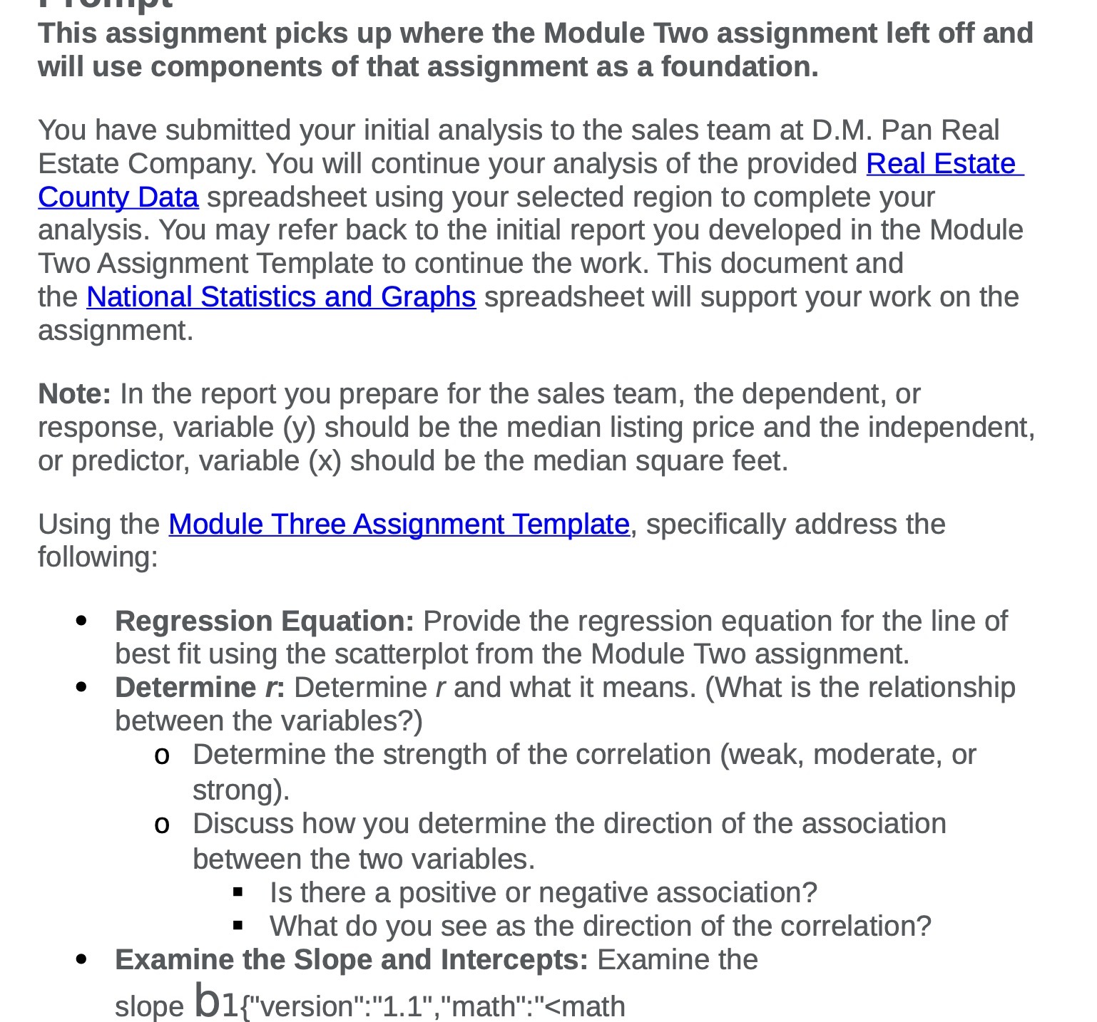 I Ivlllri This assignment picks up where the