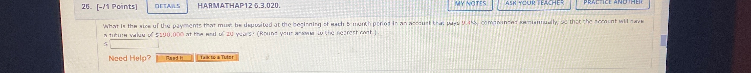 Not sure on this 26. [-/1 Points] DETAILS