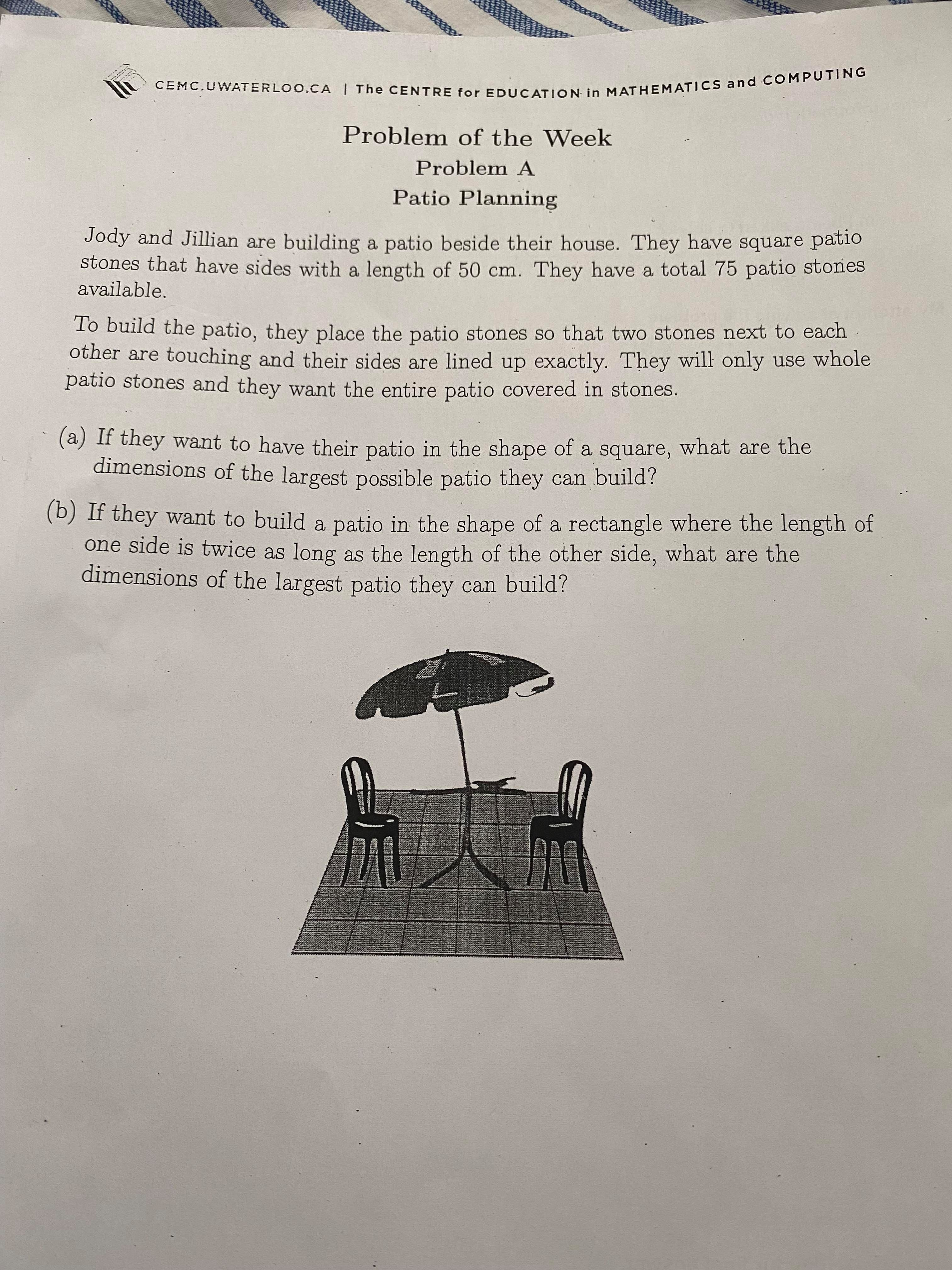 CEMC. UWATERLOO.CA | The CENTRE for EDUCATION in